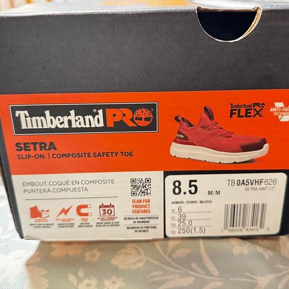 Timberland PRO Setra Knit Slip-On'sComposite Toe Anti-Fatigue Technology NWT 8.5 - Picture 7 of 7